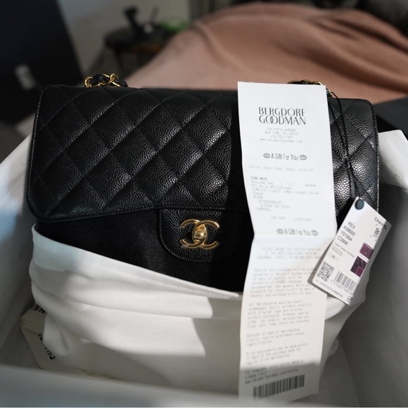 Chanel Large Grained Classic Flap Bag - Picture 9 of 14